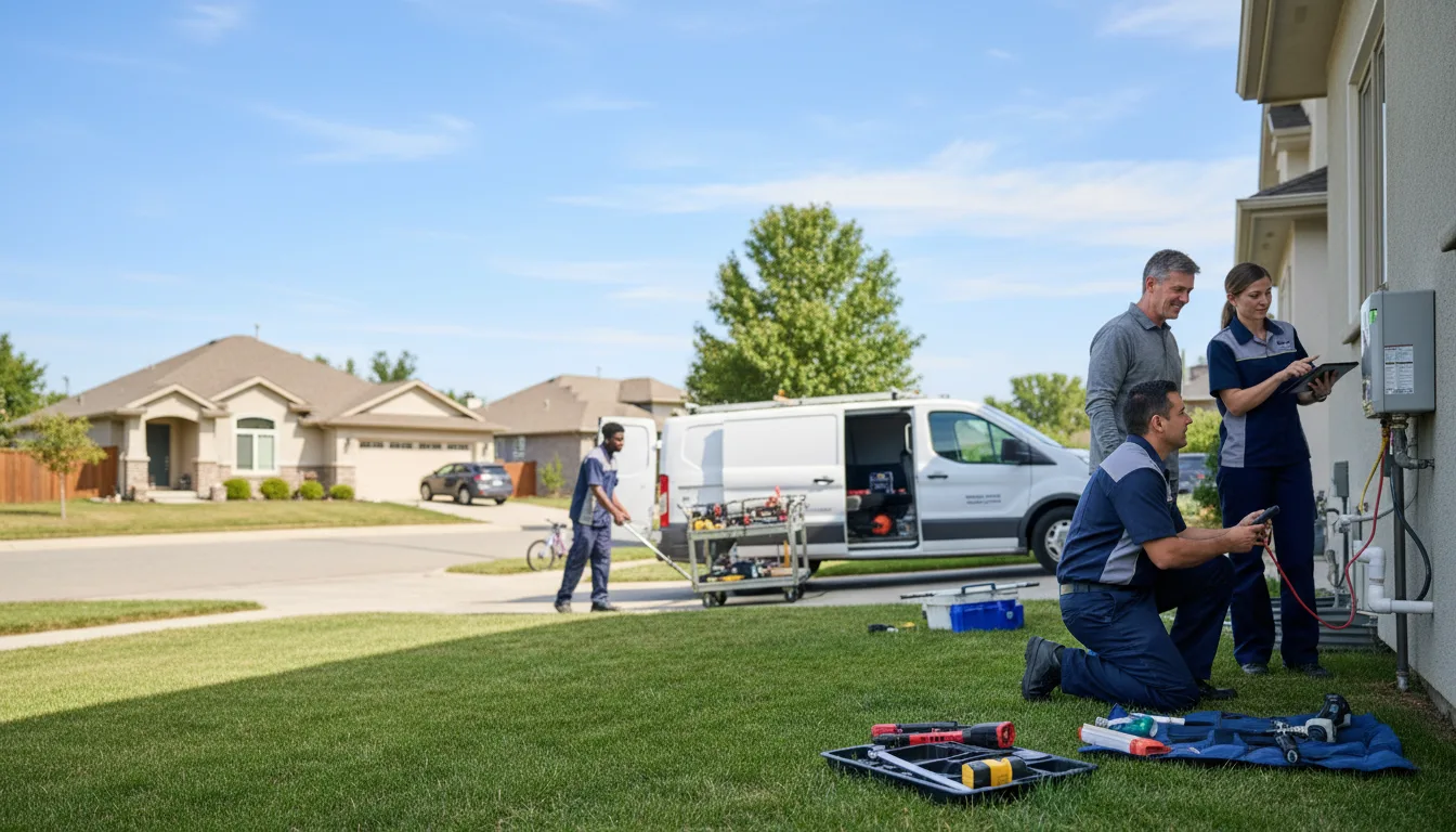 Tankless water heater service in Artesia Wells, TX